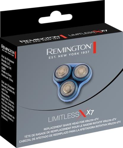 Remington Remington Rotary Shaver Replacement Head Compatible with Remington Limitless X7 Shaver, Titanium Twin Track Blades