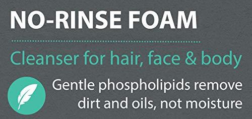 Medline Remedy Medline Remedy Phytoplex Hydrating Cleansing Foam, No-Rinse Body Wash and Shampoo, Paraben and Sulfate-Free, 8 fl oz (Pack of 2)