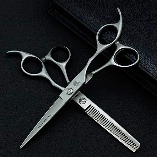 None Branded 6.0" Laser Wire Hair Scissors Micro Serrated Hairdressing Scissors Hairdresser Salon Professional Hair Cutting Shears Barber