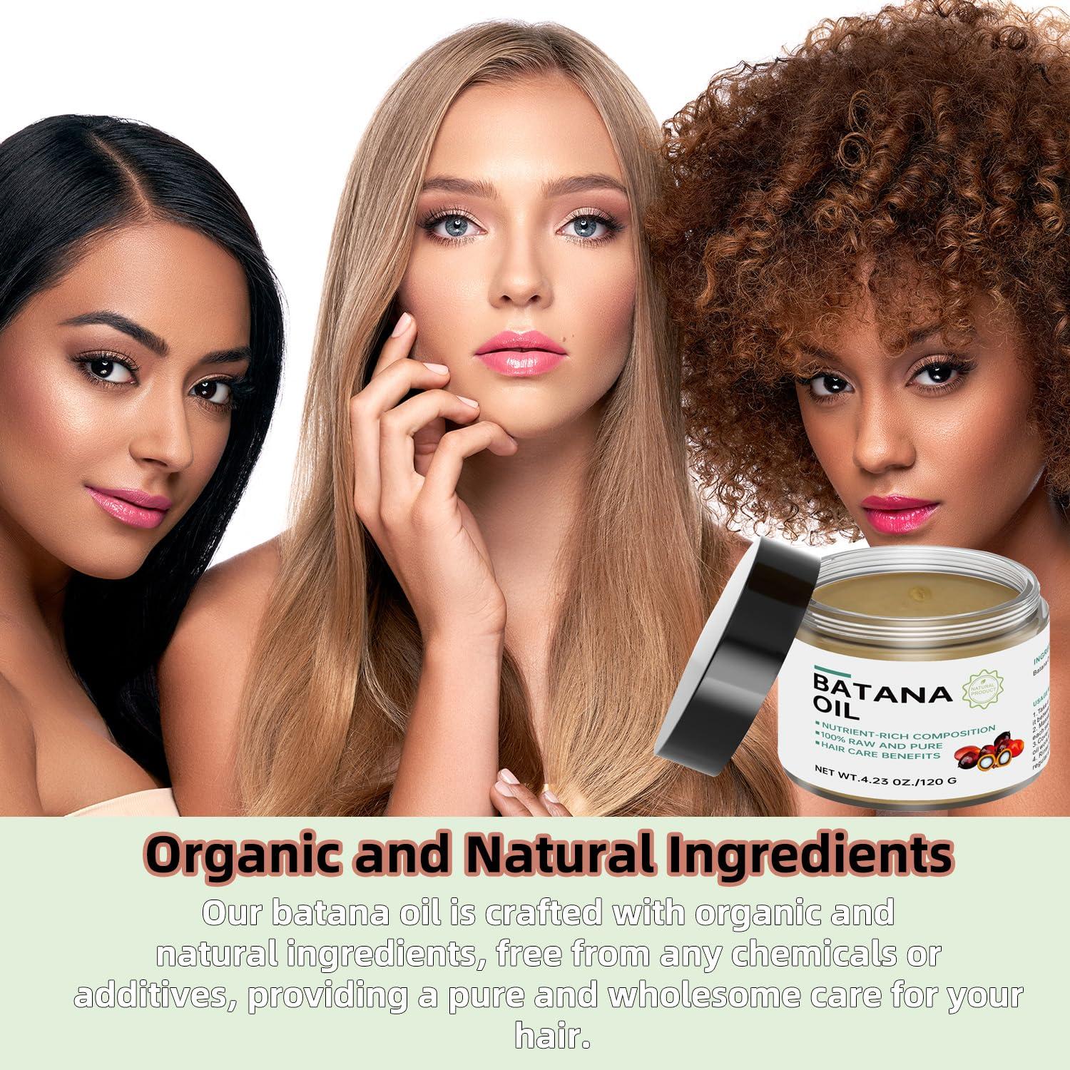 Hywestger Batana Hair Growth Oil - 100% Natural, Organic, Honduran Source - Prevents Loss, Moisturizes Scalp, Restores Dry Hair - 4.23 OZ