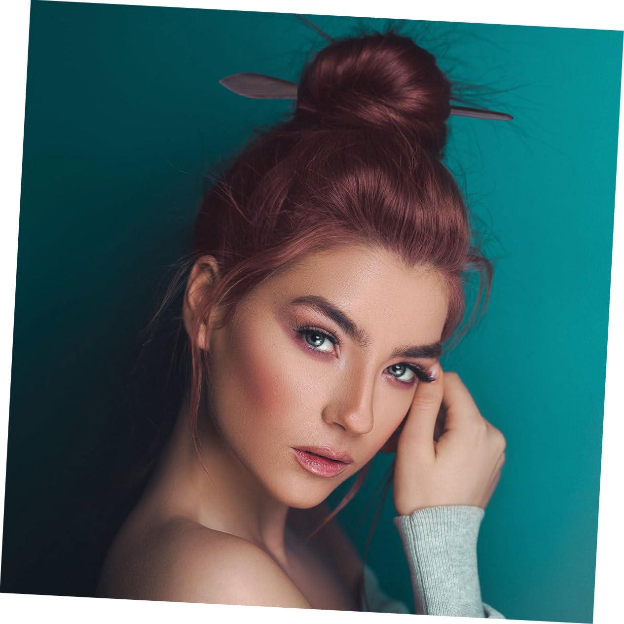 Beavorty Beavorty Hair Stick Sandalwood Oriental Hair Clips 6 Pcs Vintage Hairpin Sandalwood Hair Clip Retro Hairpin Antique Hair Claw Vintage Hair Clip