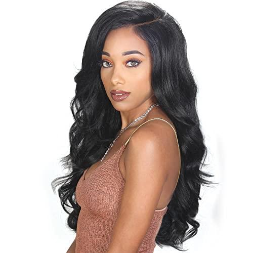 Zury Hollywood Zury Sis Synthetic Beyond Full Circle Moon Part Lace Front Wig - H FAB (SOM RT PLATINUM)