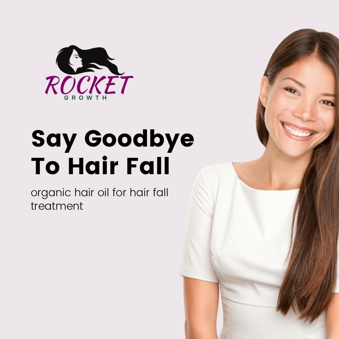 Rocket Growth Rocket Growth Argan Rosemary Thyme Hair Oil. All Natural, Organic Ingredients. For Low Porosity Hair.