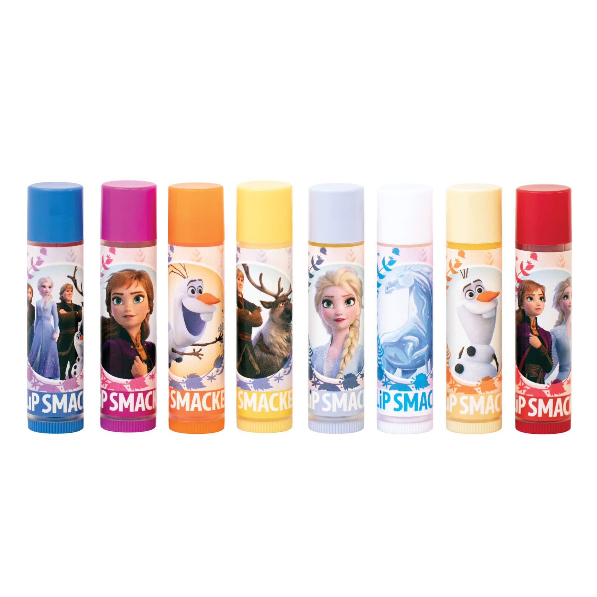 Lip Smacker Lip Smacker Disney Frozen II Lip Balm 8-Piece Party Pack Northern Blue Raspberry, Optimistic Berry, Wonderful Waffles & Syrup, Trusted Lemon Custard