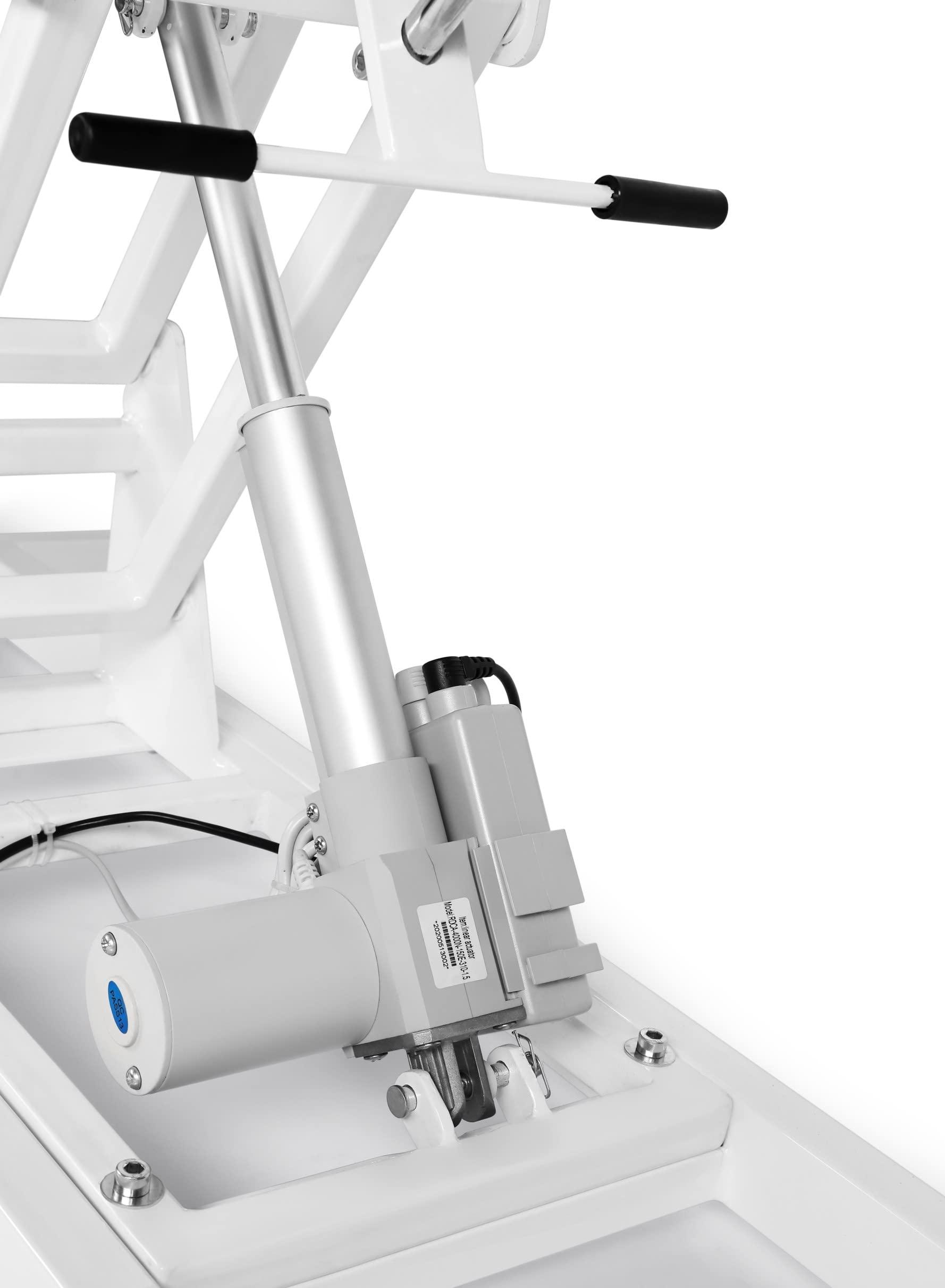 Beautymega Beautymega Black Electric Beauty Bed Spa Styling Salon Beauty Chairs Massage Hydraulic Pump Cutting Chairs Reclining All Purpose Tattoo Equipment