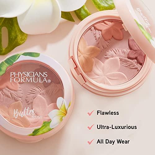 Physicians Formula Physicians Formula Matte Monoi Butter Blush Makeup Powder, Mauvy Mattes, Dermatologist Tested