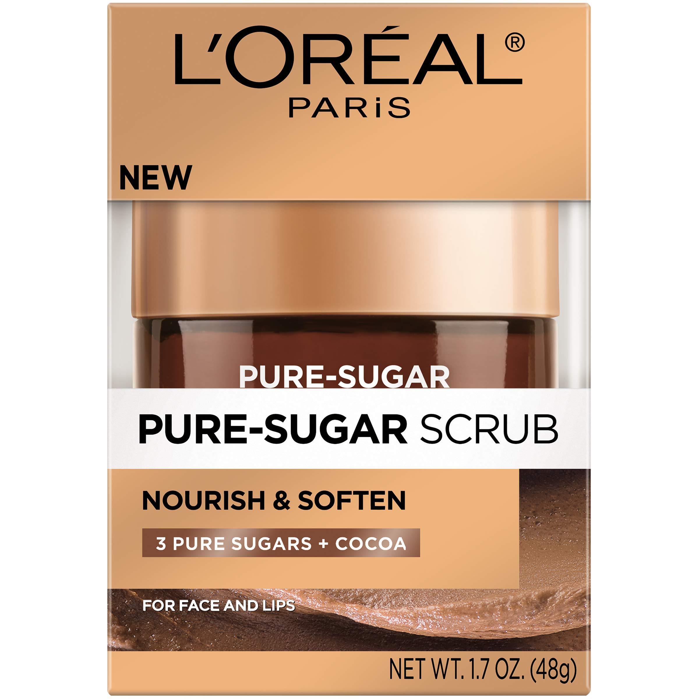 L'Oreal Paris Skincare L'Oreal Paris Pure Sugar Scrub Nourish and Soften, 1.7 oz.
