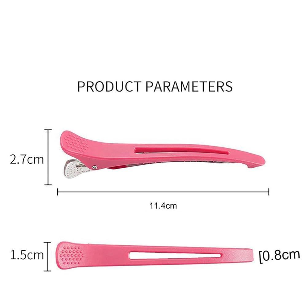 EZGHAR Drake Hair Clips, Drake Rainbow Hair Clips, Rainbow Duck Clips, Colorful Hair Clips Drake, Hair Sectioning Clips No Crease for Styling Clips (18PCS)