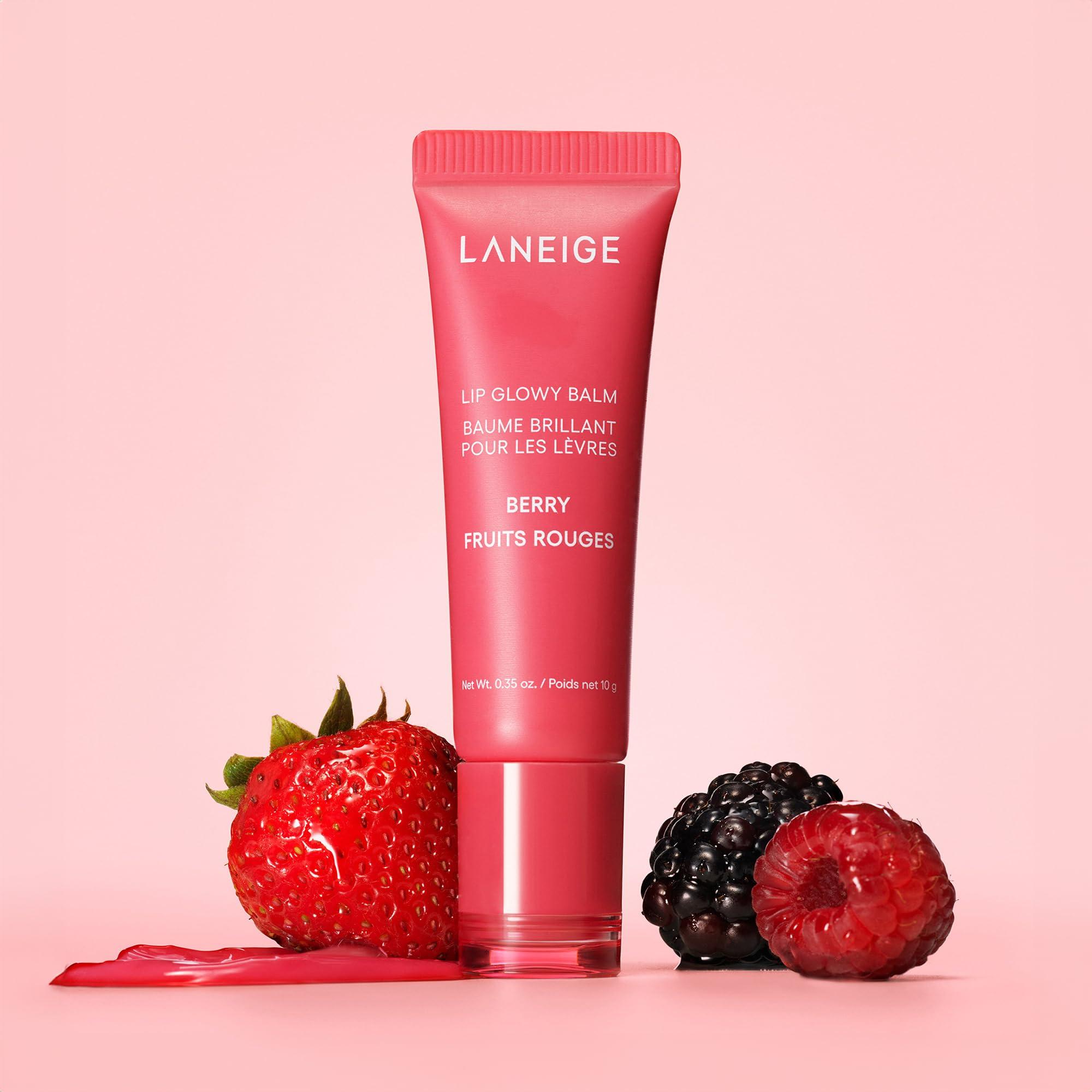 LANEIGE LANEIGE Lip Glowy Balm Berry: Hydrate, Glossy, Lightweight, Moisturize & Tint with Shea Butter (Packaging May Vary)