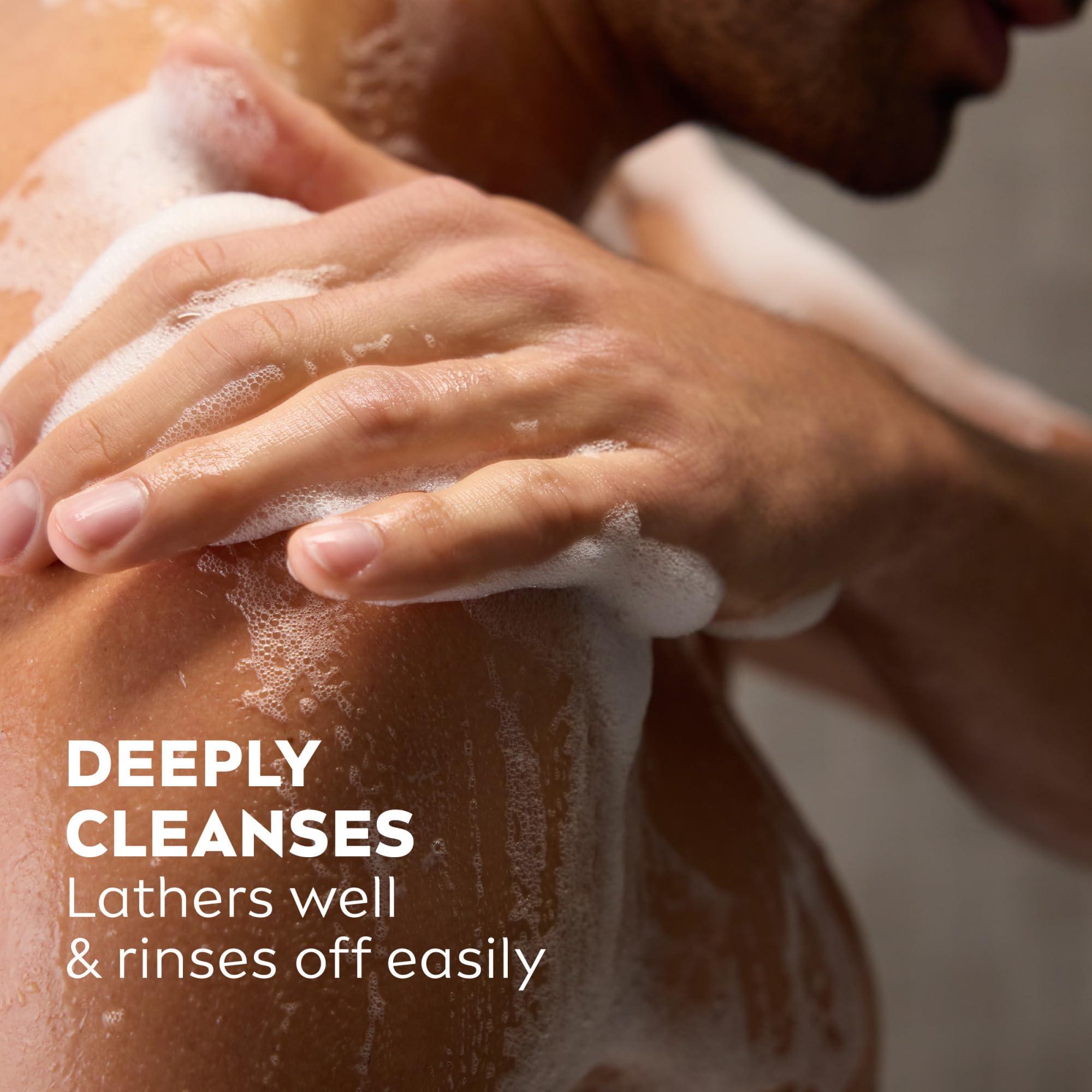 Nivea Men Nivea Men Active Clean Body Wash with Natural Charcoal for Normal to Oily Skin, 3-in-1 Charcoal Body Wash, Face and Hair, Draws Out Dirt and Impurities, 30 Fl Oz Bottle