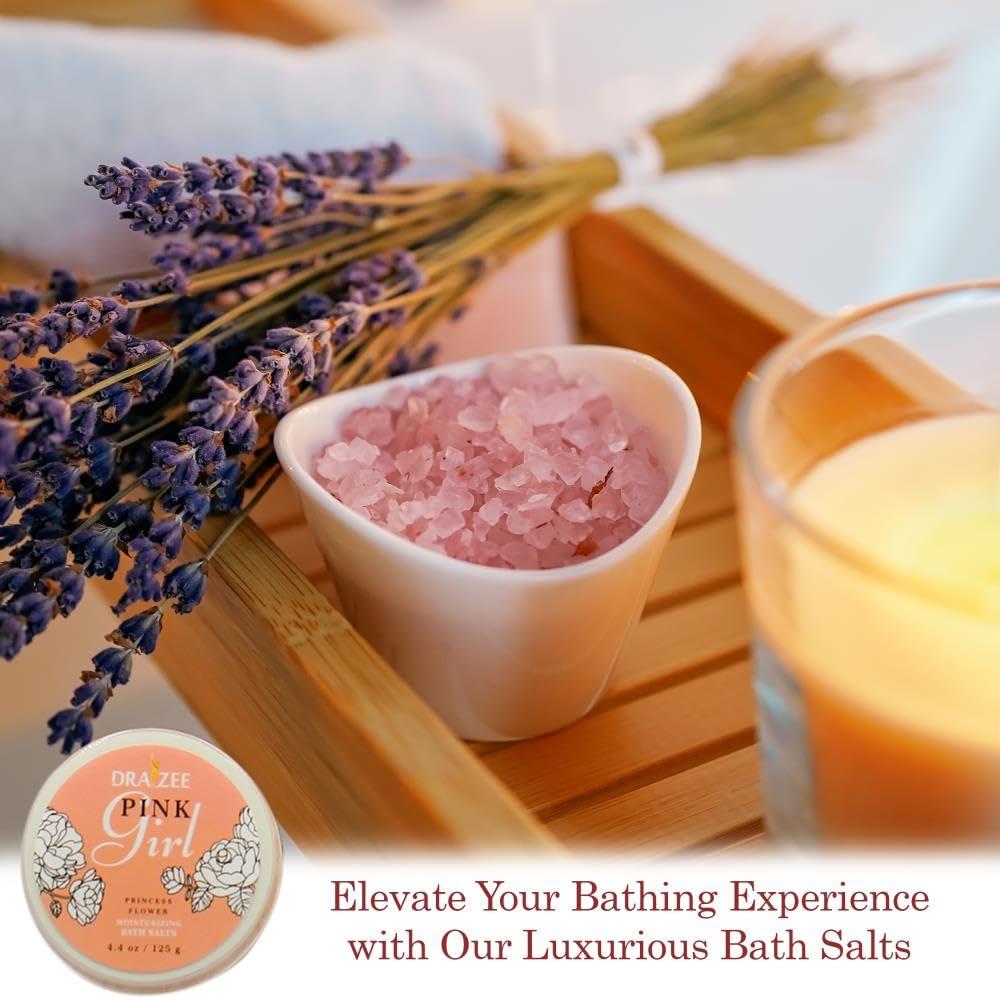 Draizee Draizee Mothers Day Gifts for Mom - Spa Gift Baskets for Women-5 Pcs Princess Flower Scented Bath and Body Spa Set-Self Care Package for Women, Present for Mom-Bath Basket-Body Care Set for Girlfriend