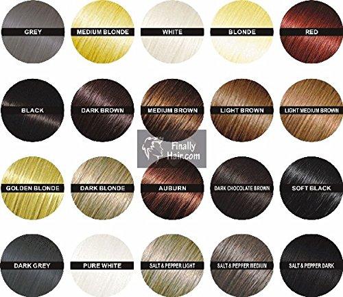 Finally Hair Dark Brown Keratin Hair Building Fibers Refill Hair Loss Concealer Fiber 2pak of 25g = 50g 50 G Grams Gr 50gr Total Hair (use Dark Chocolate Brown for darker)