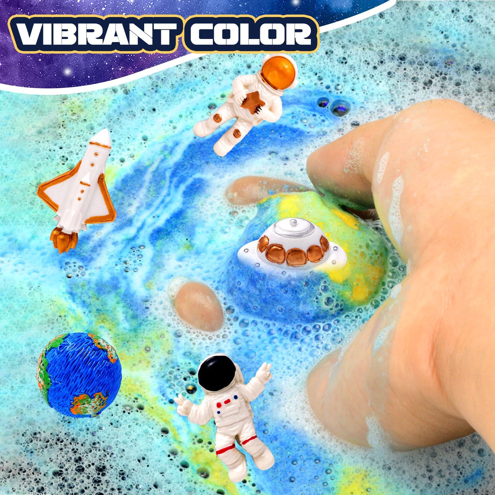 FUNCREVITY Bath Bombs for Kids with Surprise InsideToys 12 Pack Bath Bombs Organic Bubble Bath Fizzies Birthday Christmas Gifts for Boys Girls