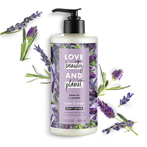 Love Beauty And Planet Love Beauty And Planet Body Lotion Argan Oil and Lavender, 13.5 Ounce (Pack of 3)