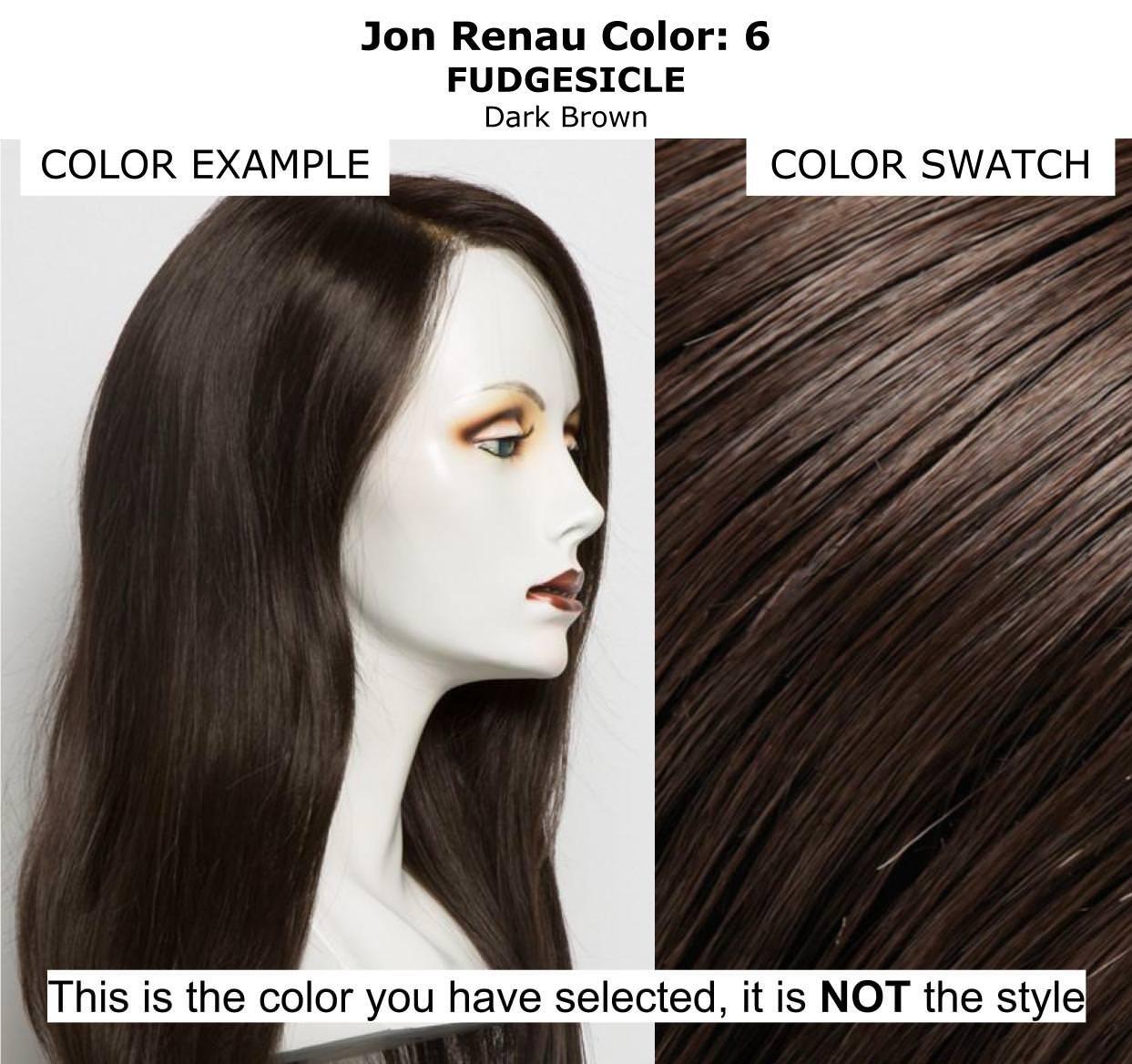 Jon Renau & Christy\'s Wigs Bundle - 4 Items: Top Notch Hairpiece by Jon Renau, Christy\'s Wigs Q & A Booklet, 2oz Travel Size Synthetic Shampoo & Wide Tooth Comb - Color: 6