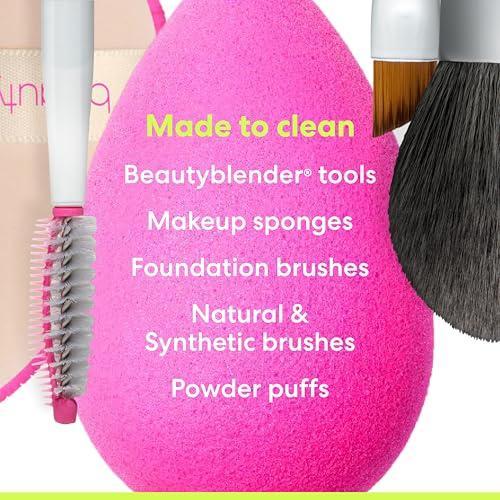 beautyblender Beautyblender | Blendercleanser Solid Unscented Makeup Sponge & Brush Cleanser + Silicone Scrub Mat | Professional Cleansing Tool, Makeup Sponge Cleaner, Vegan & Cruelty Free, Made in USA