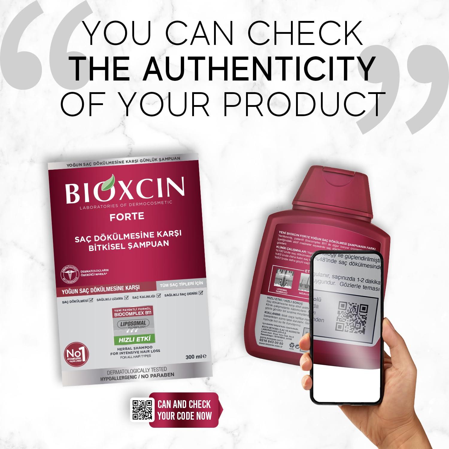 BIOXCIN BIOXCIN Herbal Care Shampoo - Bioxcin Forte Herbal Shampoo For Intensive Hair Loss, Red