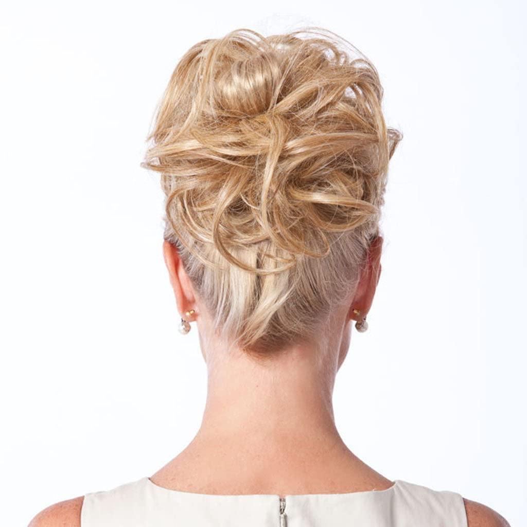 Toni Brattin Toni Brattin Twist Classic Duo Lengths Color Platinum Blonde Two Hair Pieces 3.5\" & Bonus Twist 5.5\" Long Wrap Around Instant Volume ChangeLite Heat Friendly Synthetic Women\'s Bundle MaxWigs Booklet