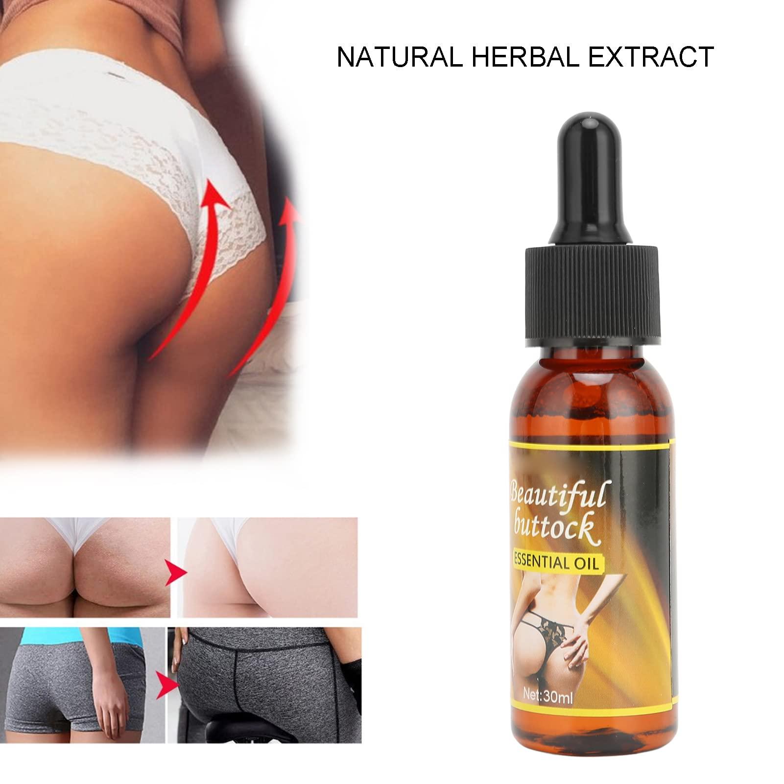 Generic 2 Bottles Butt Plumping Treatment Oil Big Butt Lift Massage Firms Brightening Curves Buttocks Women's Butt Firming Enhancement Oil Lift Massage to Remove Butt Fat