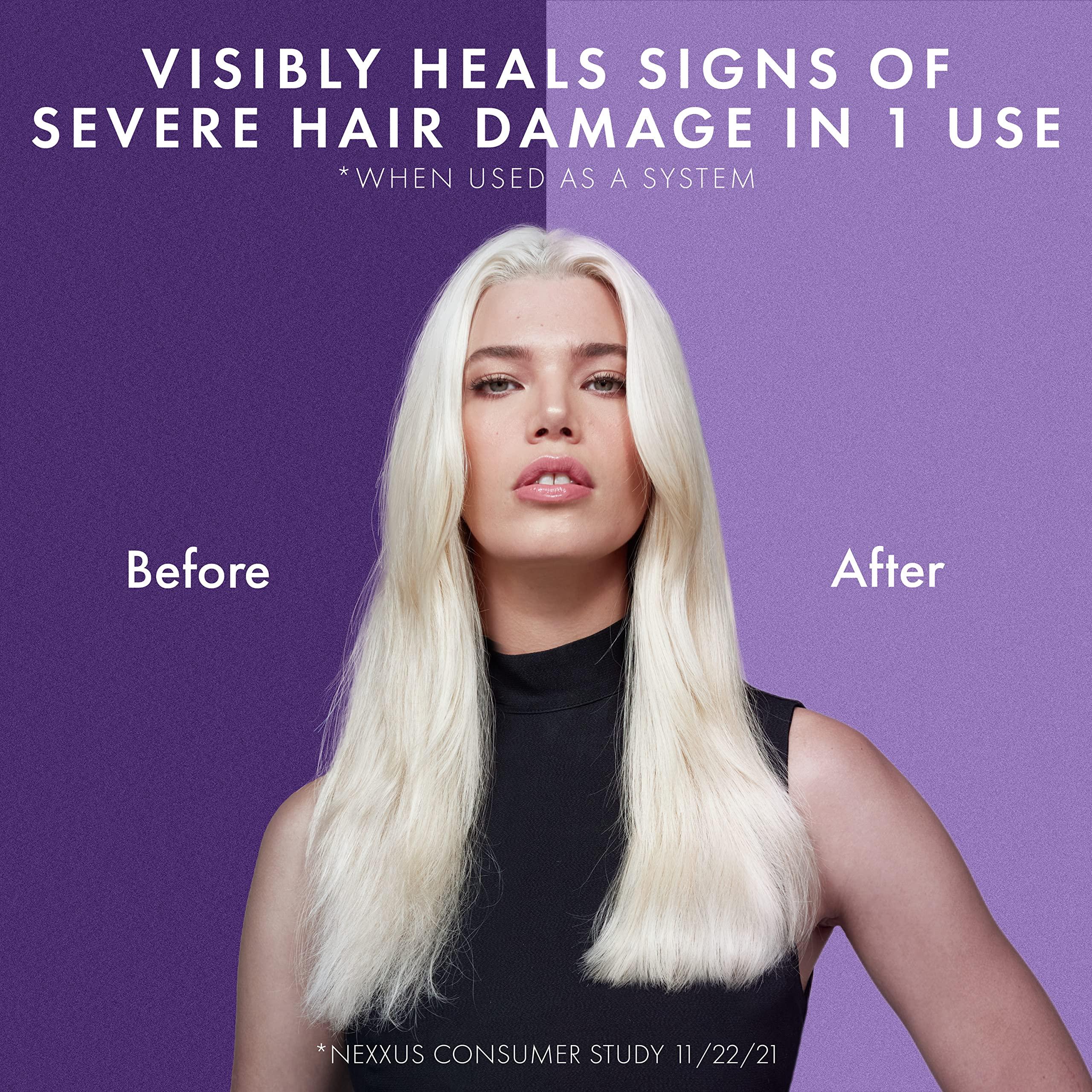 Nexxus Nexxus Keraphix Shampoo With ProteinFusion for Damaged Hair Keratin Protein, Black Rice, Silicone-Free 33.8 oz