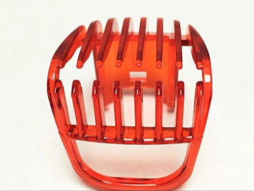 QT4006/15 QT4005/15 QT4001/15 QT4011/15 New HAIR CLIPPER COMB For Philips Beard Trimmer Pro Skin Advanced QT4006/15 QT4005/15 QT4001/15 QT4011/15 Shaver Replacement Accessories Parts Plastic Red