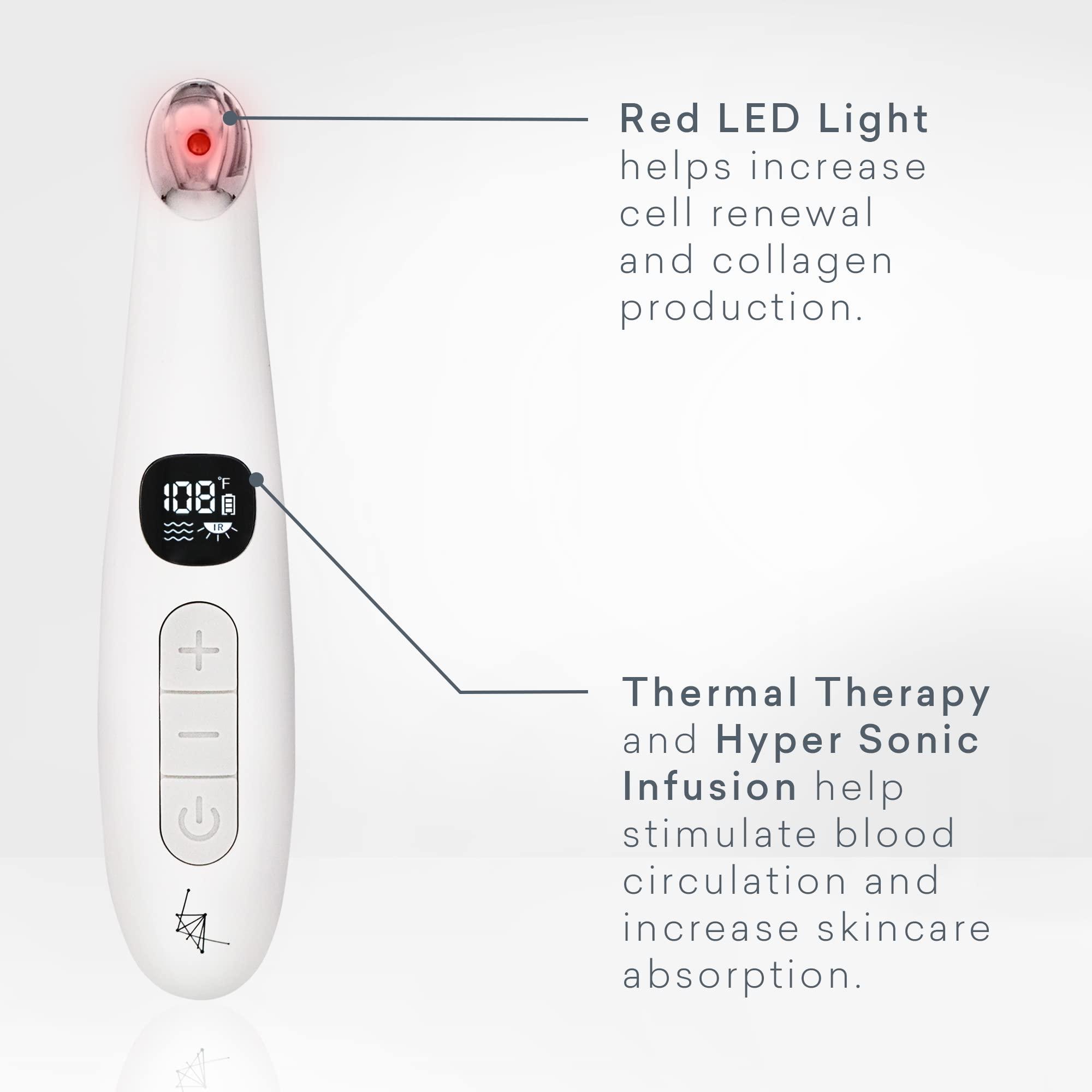 Lumina NRG 3-in-1 Eye Massage Wand - Reduce Fine Lines, Dark Circles & Inflammation - Improve Skin Elasticity & Blood Flow | Lumina NRG