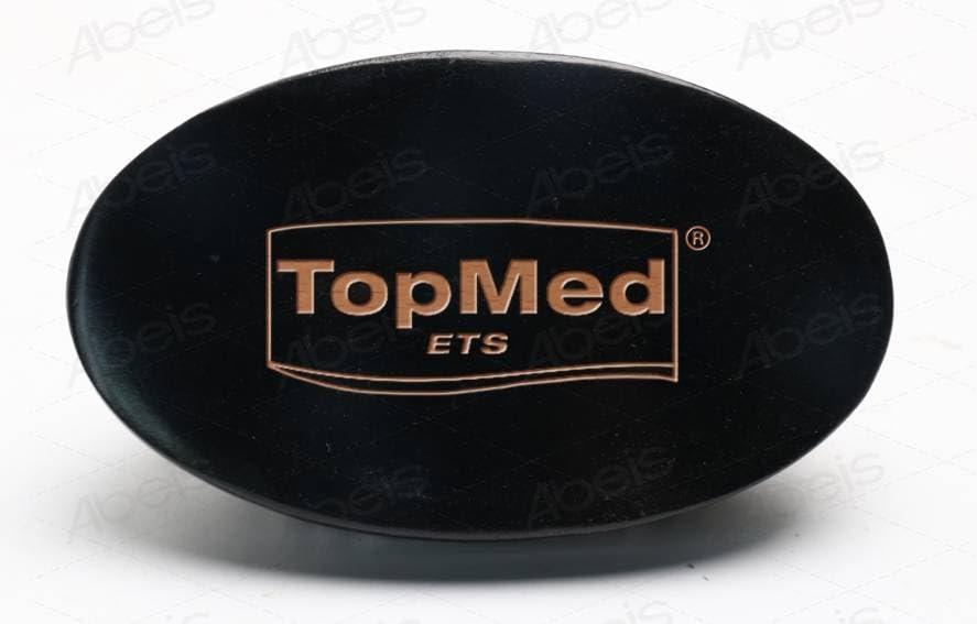 TOPMED ETS Portable Black Soft Bristle Hair Beard Brush and Comb Set