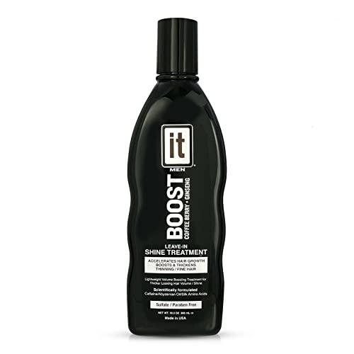 BOOST IT Leave-In Shine Treatment for Men - Accelerates Hair Growth