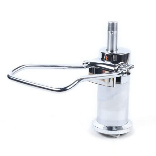 CNCEST Barber Chair Hydraulic Pump, 440 lbs Salon Chair Part Replacement Pump Universal Barber Chair Replacement Hydraulic Pump 6 Screw Pattern Replacement Pump Adjustable for Barber Salon Chair