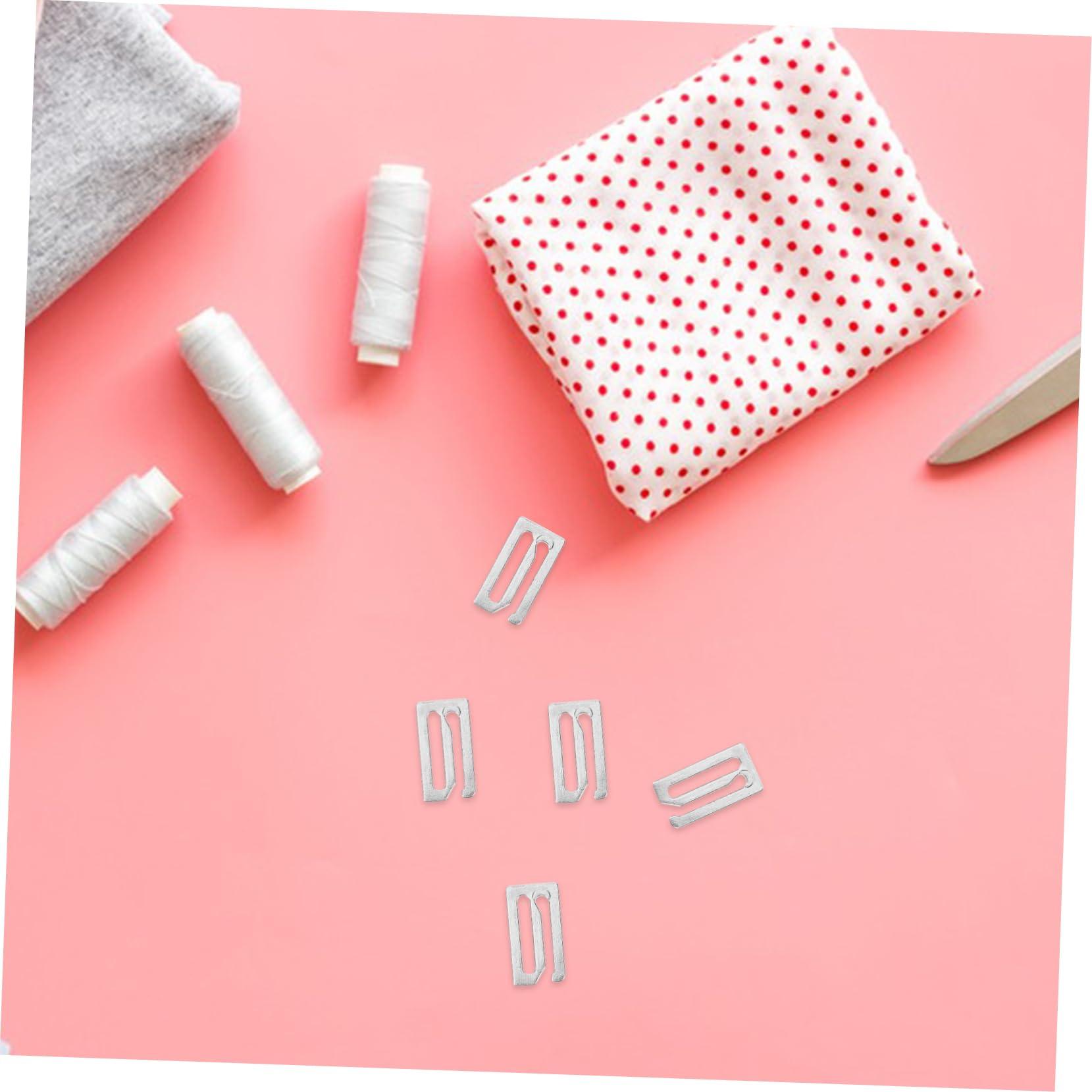 HONMEET HONMEET 10pcs Hair Apron Button Trimmer Hairstylist Barber Cape Braiding Hair Rack Hair Salon Cape Apron Clip for Haircut Barber Kit Convenient Barber Cape Clip Man Razors Iron Silver