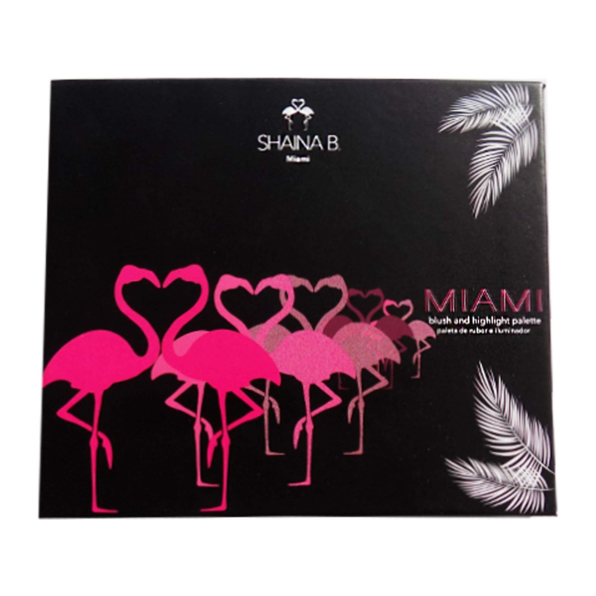 Shaina B. Miami Shaina B. Miami Blush and Highlight Mini Palette,6.5 Inch