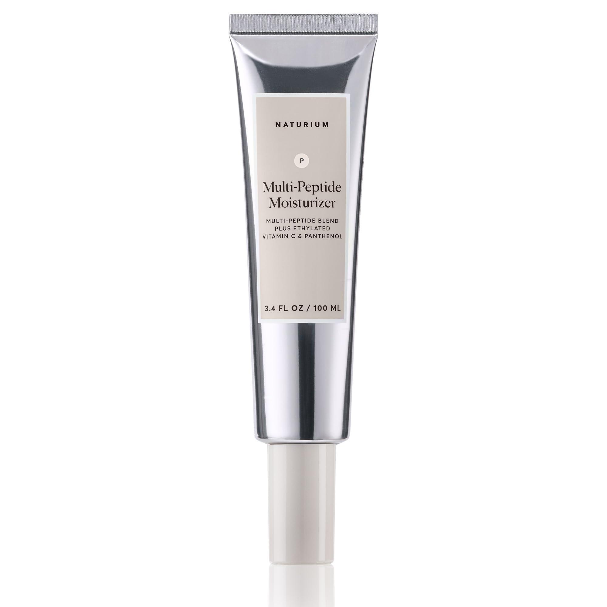 Naturium Naturium Multi-Peptide Moisturizer Jumbo, Hydrating & Smoothing Skin Care, Moisturizes with Ethylated Vitamin C & Panthenol, 3.4 oz