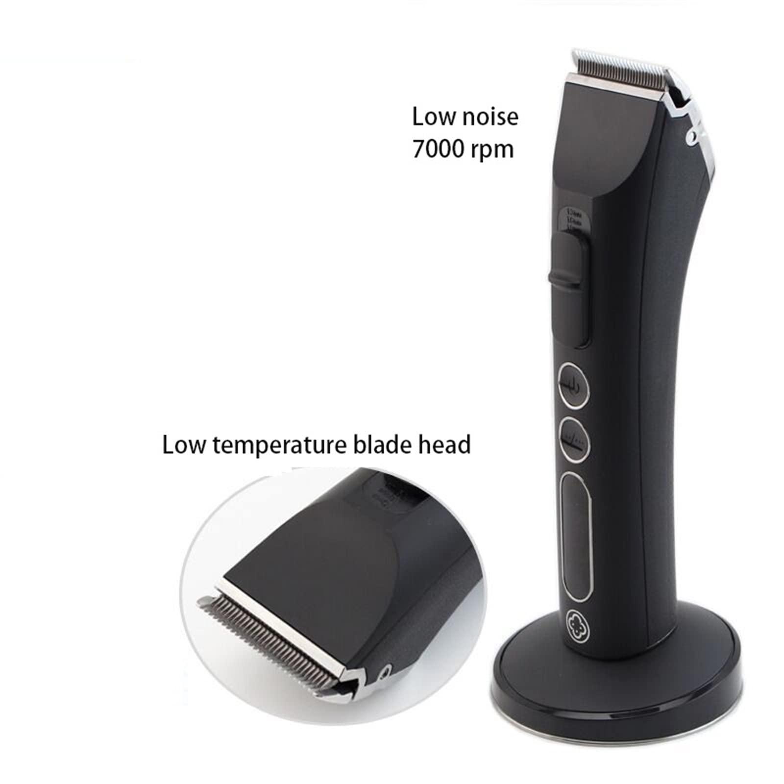 RomildaYuan RomildaYuan Hair Trimmer Low Noise Hair Cutting Machine Professional Hair Trimmer Clippers Men Oil Head Gradient Trim Carving Push Digital Hairdresser Hair Care and Styling (Size : UK Plug)