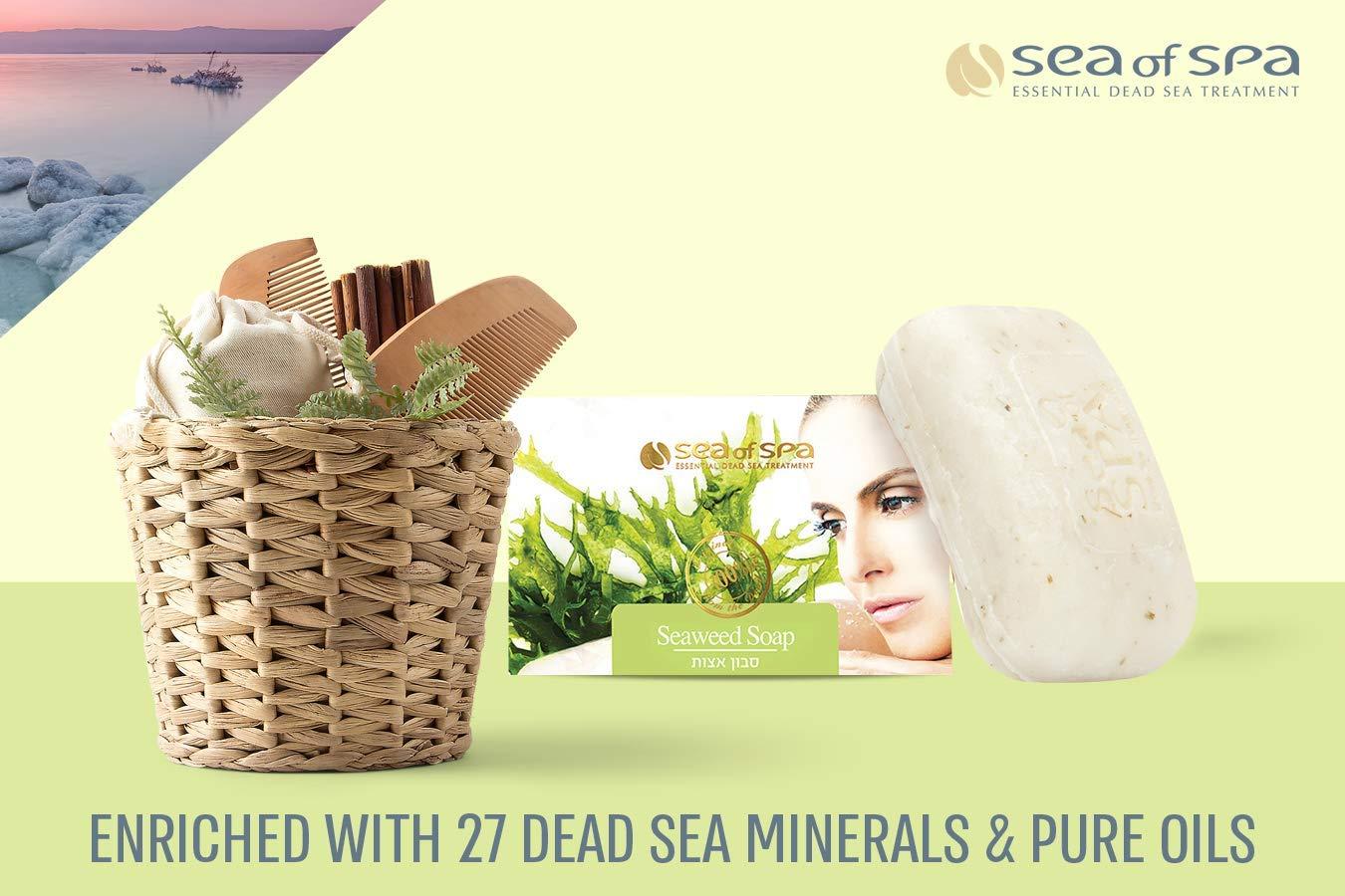 Sea of Spa Anti-Cellulite Seaweed Soap, is rich in natural Dead Sea minerals and pure oils for optimum skin nourishment.