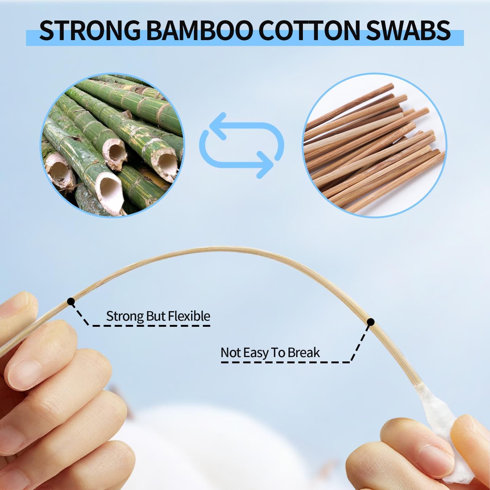 crayBG Long q Tips for Cleaning 10 Inch, 100pcs Cotton Swabs, Long 10\" Cotton Tipped Applicators with Large 1/2\" Diameter Swab - Non-sterile