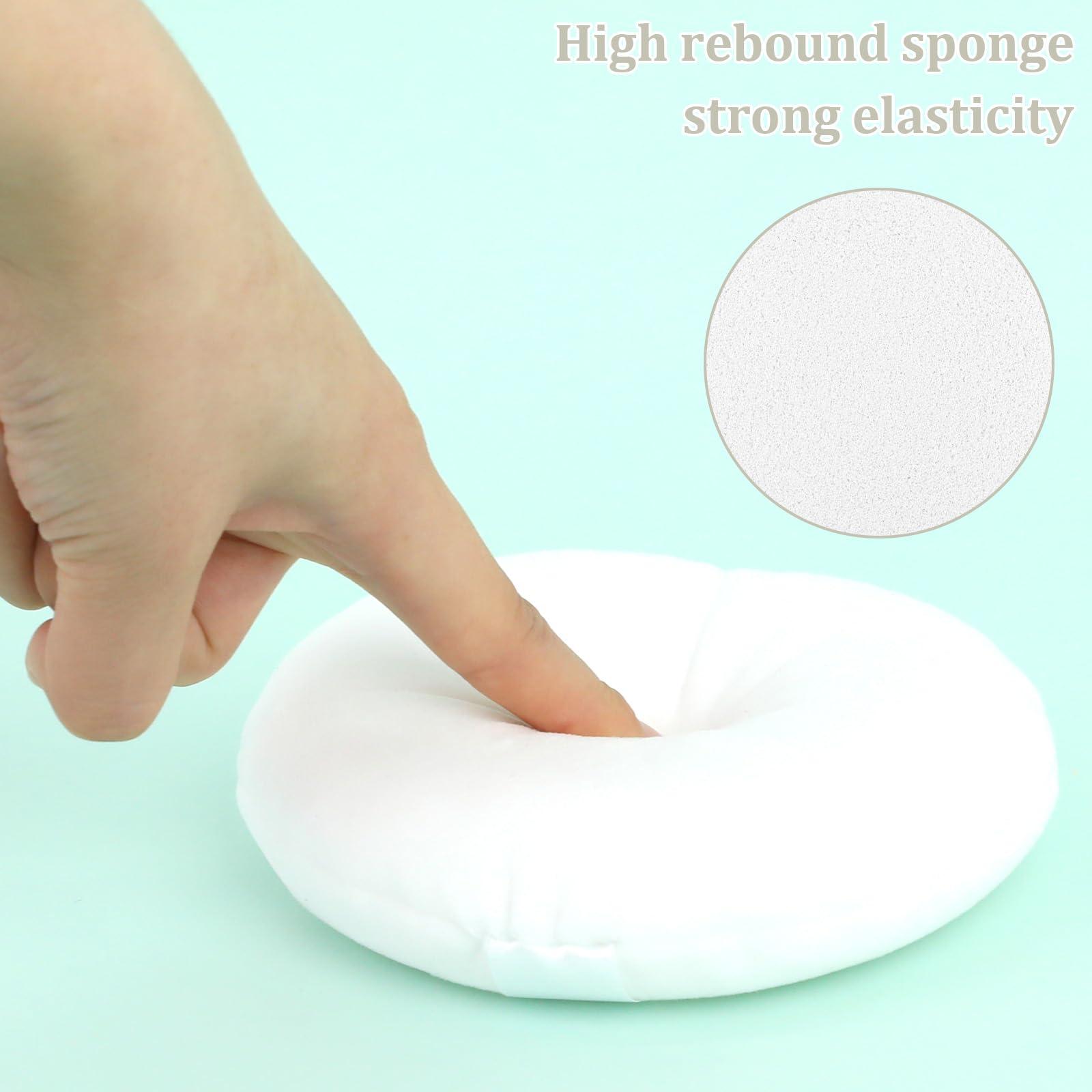 Mozeat Lens 5 Large Powder Puff for Face Powder, 2 Pack Ultra Soft Powder Puff Washable Loose Powder Puff Round Blending Sponge Puff Setting Powder Puff Body Powder Puff for Face Makeup Loose Powder Foundation