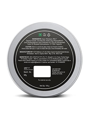 BEARDO BEARDO Hair CLAY Wax for Men, 100 gm | Matte Finish with volume| Strong Hold Re-stylable Hair styles | With Kaolin Clay | Used by salon professionals 3.4Fl Oz