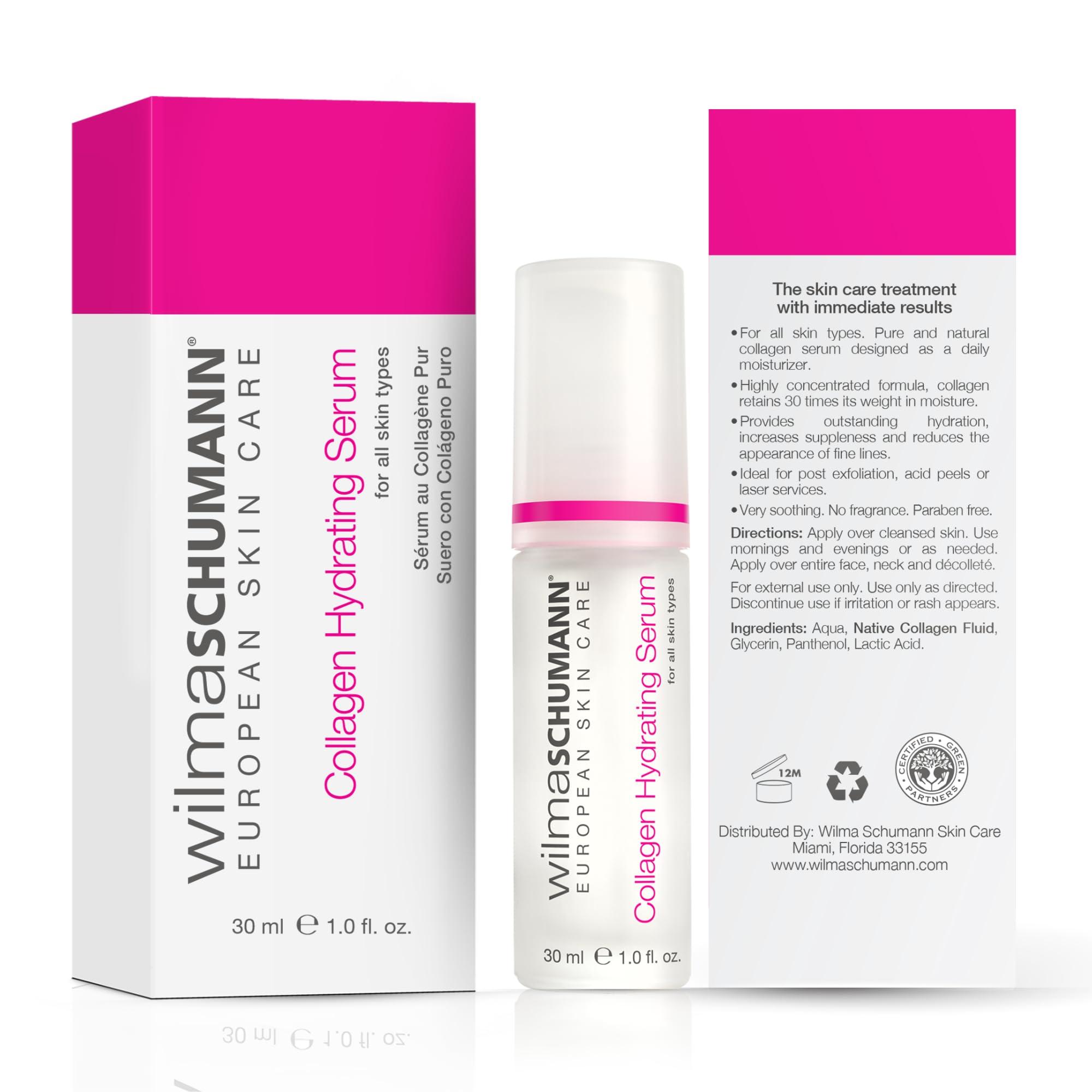 WILMA SCHUMANN Wilma Schumann Collagen Hydrating Serum, Face Serum, Collagen for Women, 1oz