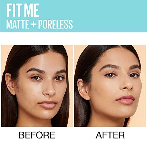 Maybelline New York Maybelline Fit Me Matte + Poreless Liquid Foundation Makeup, Pure Beige, 2 COUNT Oil-Free Foundation