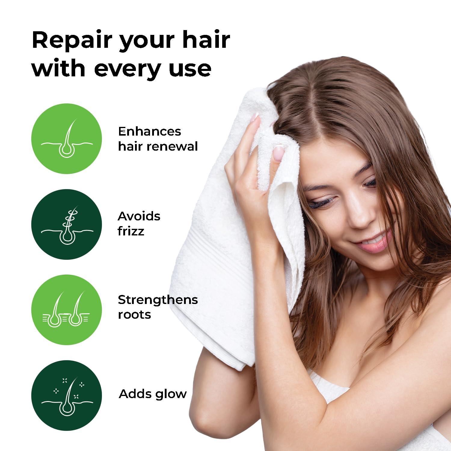 The Organic Forest  VEGAN . PURE . NATURAL Amla Shampoo & Conditioner Set Sulfate-Free, Organic Moisturizing Hair Care for Dry Scalp & Damaged Hair, Deep Conditioner for Curly Hair, Natural Hair Strengthening for Men & Women