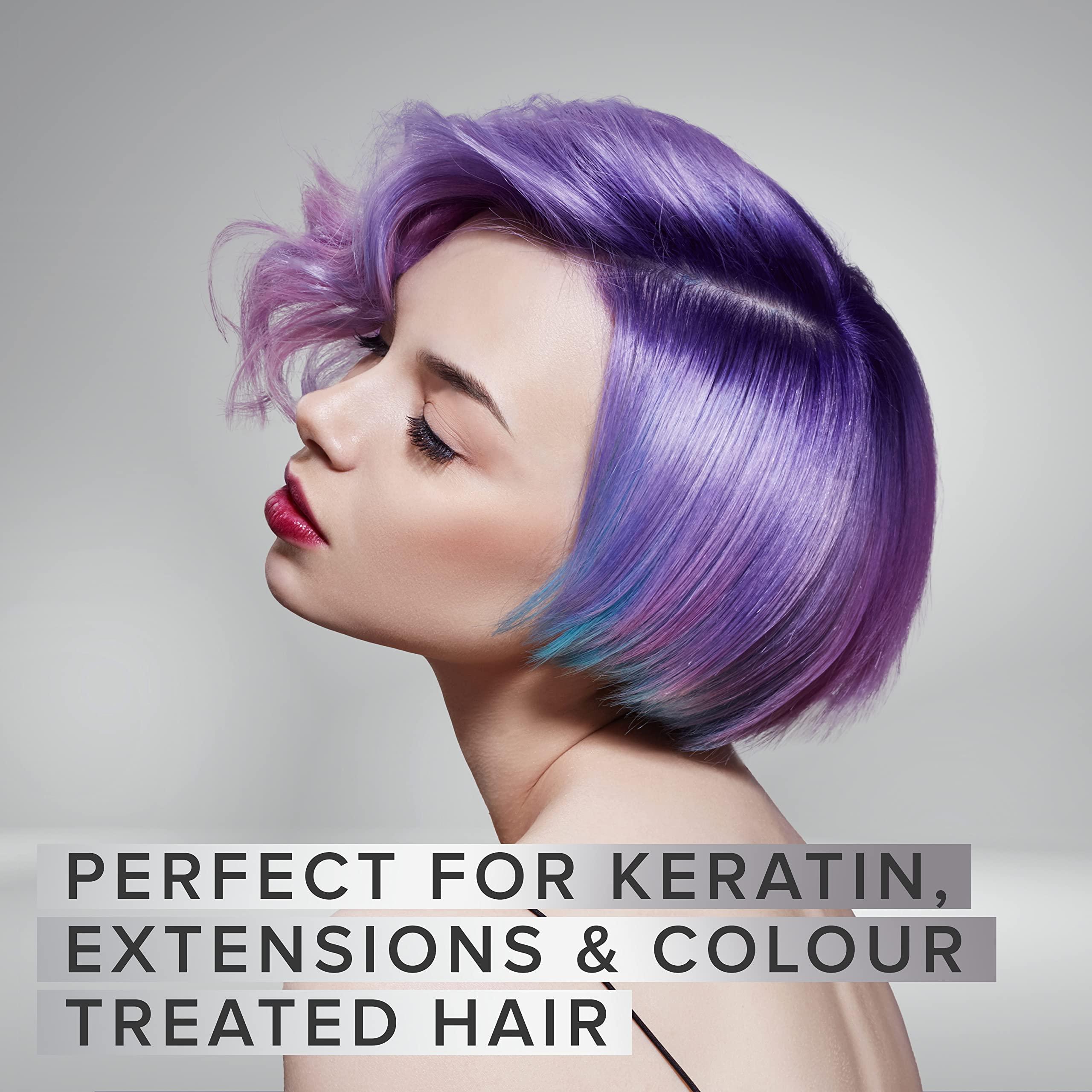 NYK1 SALT SULFATE FREE SHAMPOO for Color Treated Hair (17 Fl Oz / 500ml) Best Aftercare for Extensions (Unisex) Keratin Kit Treatment Straightening Fix Damaged After Care Paraben Free