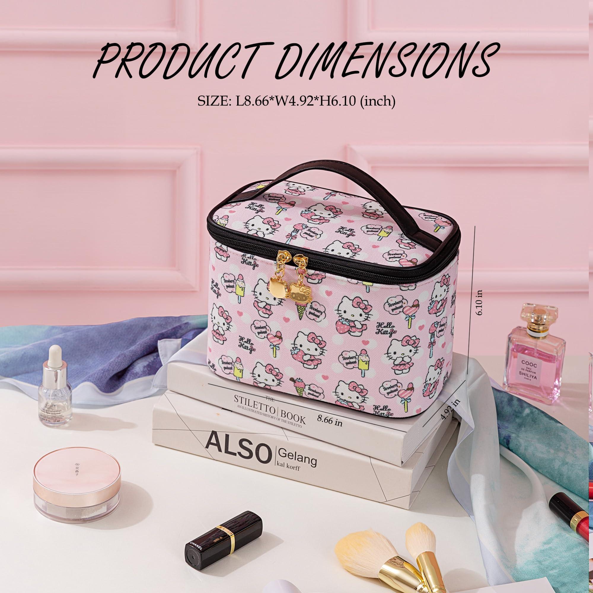 AmBealla AmBealla Make up Bag Travel Cosmetic Bags Brush Holder Zipper Pouch Case Organizer Cute Organizer Suitable for Purse for Women (07 Sweet Candy)