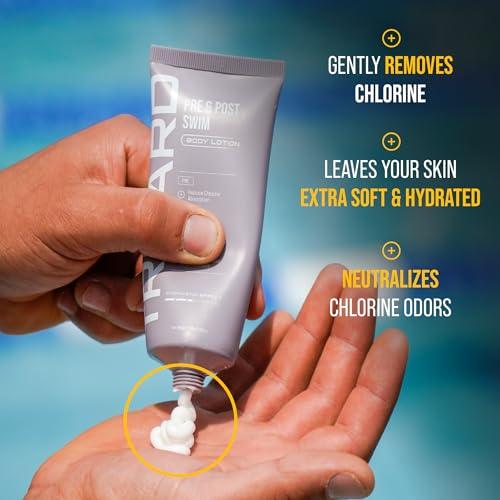 TRIHARD TRIHARD Advanced Swimmer\'s Lotion | Pre-Swim Skin Shield | Post-Swim Chlorine Moisturizing & Chlorine Removal | Olympian\'s Choice