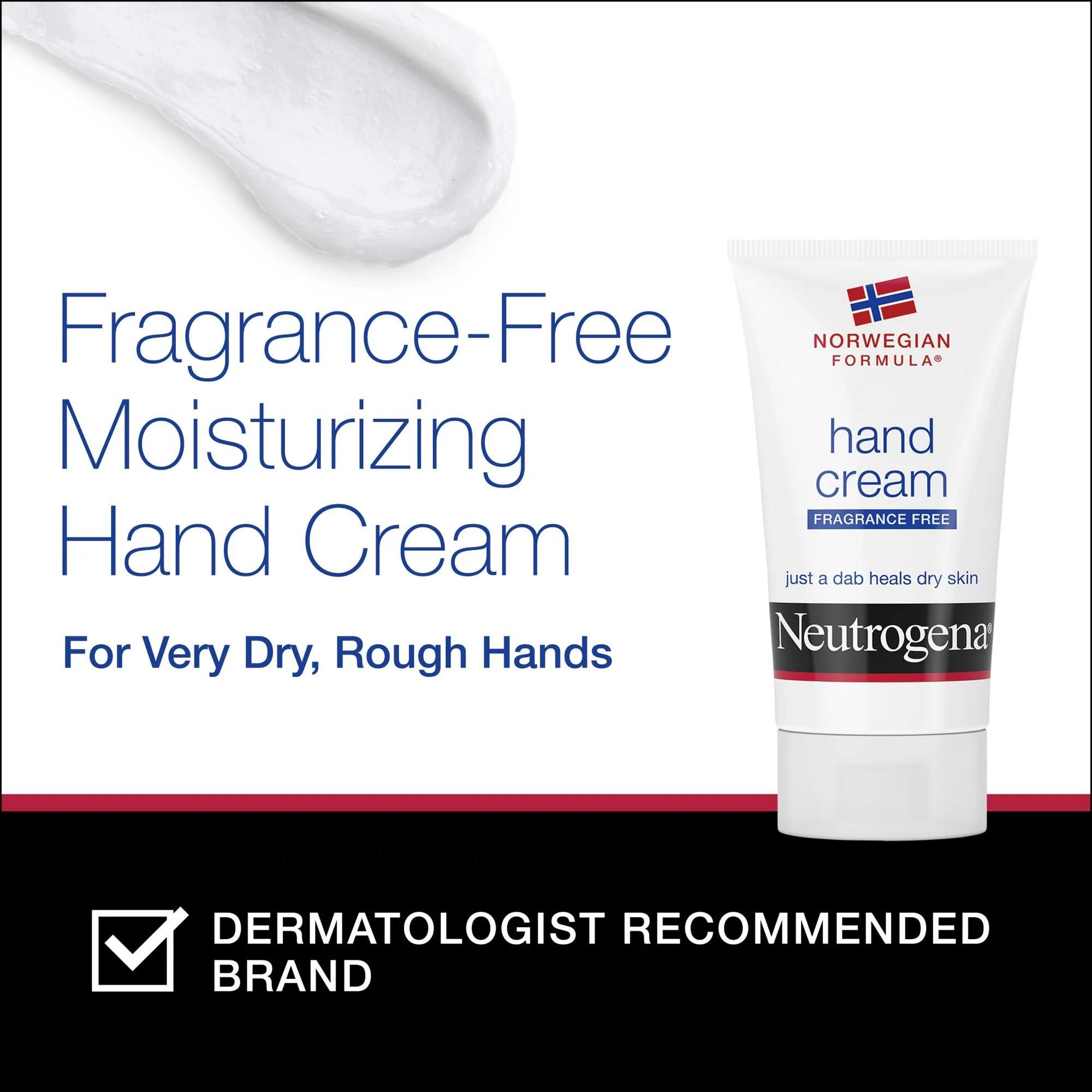 Neutrogena Neutrogena Norwegian Formula Hand Cream Fragrance-Free 2 oz (Pack of 10)