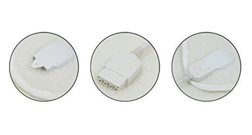 H&A Deluxe Massage Table Warmer Heating Pad Bed Warmer Pad Digital Timer and Digital Heat Setting-Synthetic Wool Fleece