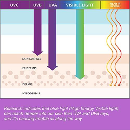 Coola COOLA Organic Refreshing Water Mist Face Moisturizer with SPF 18, Dermatologist Tested Face Sunscreen with Plant-Derived BlueScreen Digital De-Stress Technology, 0.85 Fl Oz
