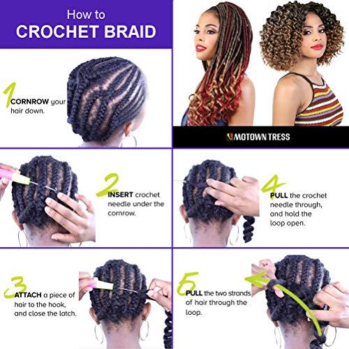 Motown Tress Motown Tress (Soft Dread - 15 Locs - 26 Inch - 4 Packs) - Synthetic Braiding Hair in D.PURPLE