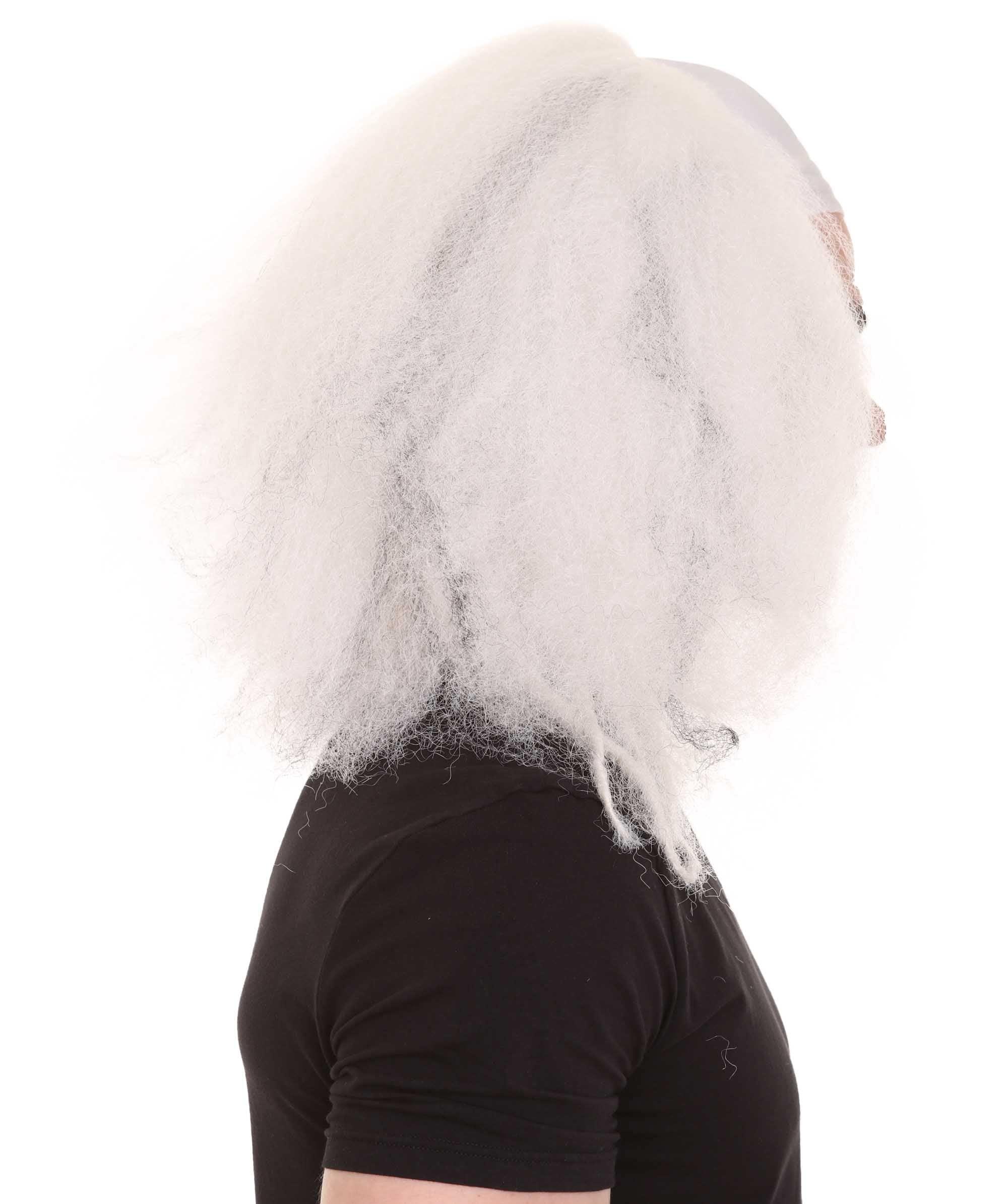 HPO Bald Clown Mens Wig White HW-636