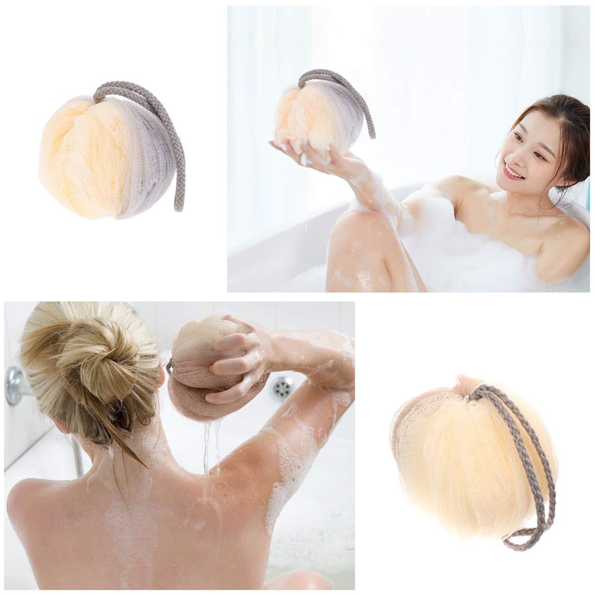 Housoutil Housoutil 4 Pcs Bath Head Loofah Bath Sponges Cleaner Shower Wipes Bathtub Artifact Bath Poufs Puff Bath Plug Sponges Bath Sink Body Softener Net Mesh Shower Skin or