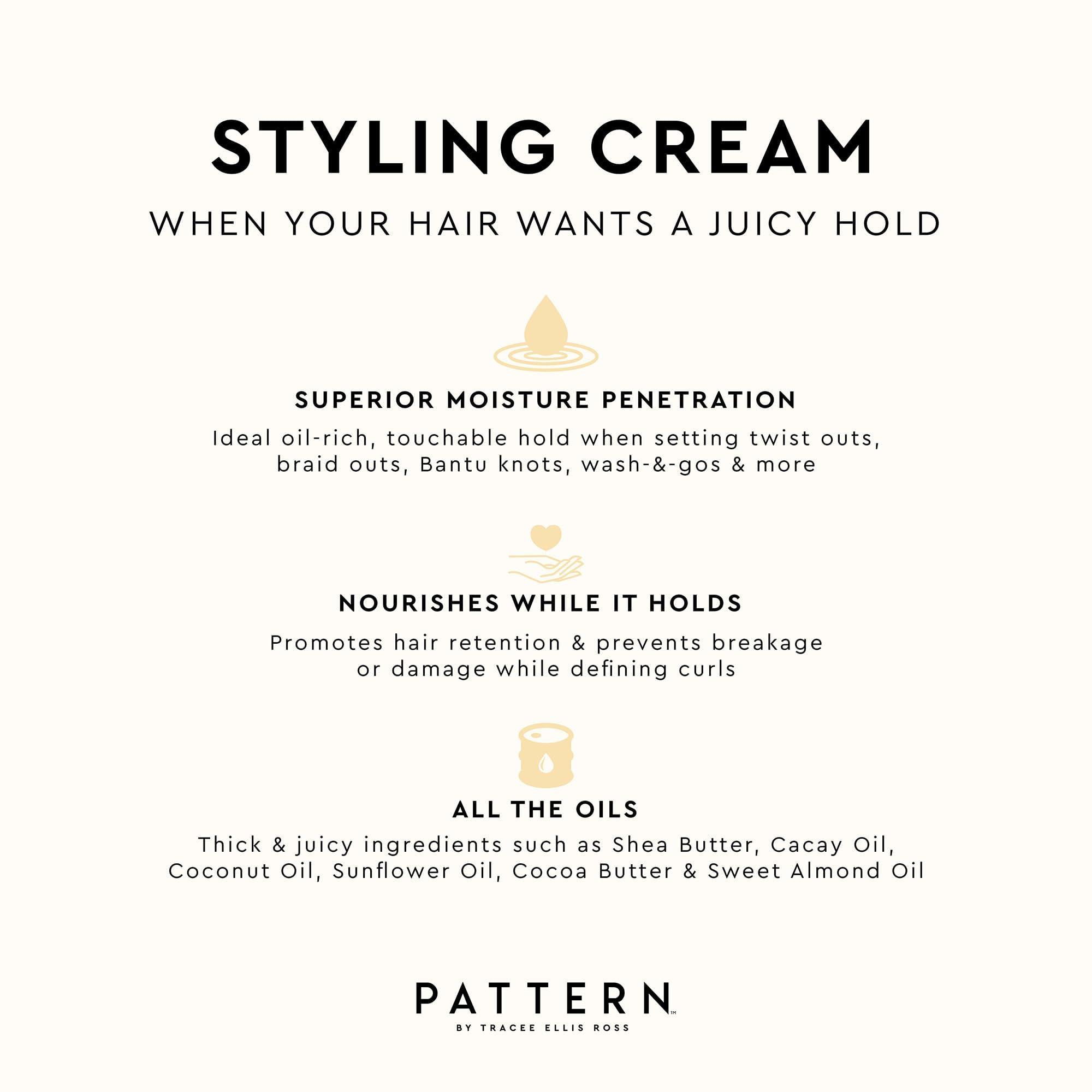 pattern PATTERN Beauty by Tracee Ellis Ross Mini Styling Cream for Curly & Coily Hair 3 Fl Oz